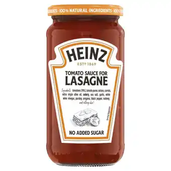 Asda Heinz tomato pasta sauce for lasagne 490g offer