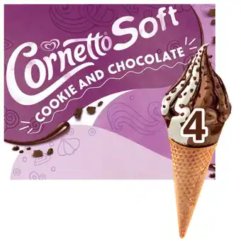 Asda Cornetto cookie & chocolate ice cream cone offer