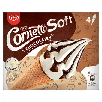 Asda Cornetto soft ice cream cone chocolatey offer