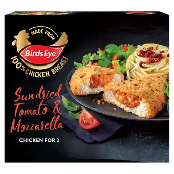 Asda Birds eye sundried tomato & mozzarella chicken for 2 offer