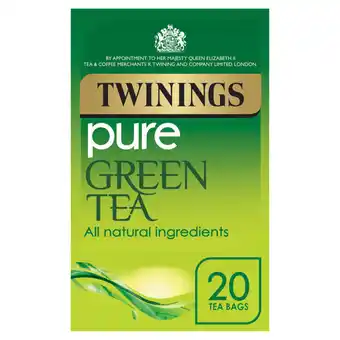 Asda Twinings pure green tea 20 tea bags offer