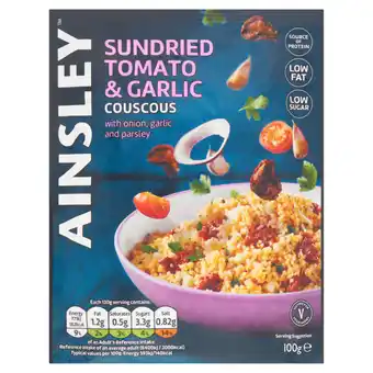 Asda Ainsley harriott sundried tomato & garlic cous cous offer