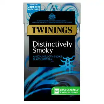 Asda Twinings distinctively smoky 40 plant-based tea bags offer