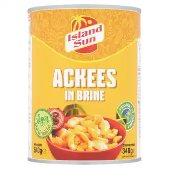 Asda Island sun ackees in brine offer