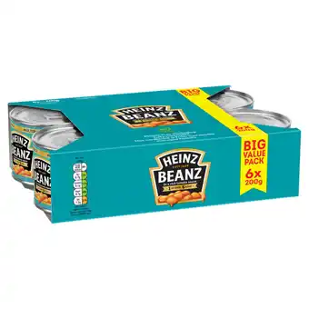 Asda Heinz beanz in a rich tomato sauce big value pack offer