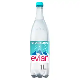Asda Evian sparkling natural mineral water 1l offer