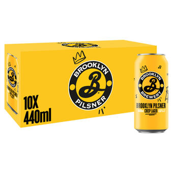 Asda Brooklyn brewery brooklyn pilsner crisp lager beer cans offer