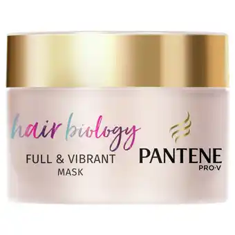 Pantene hair biology full & vibrant volume and repair hair mask for fine, coloured hair