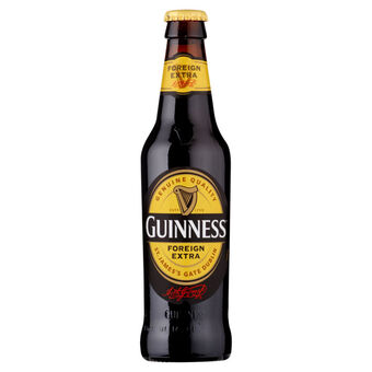 Asda Guinness foreign extra stout beer bottle offer