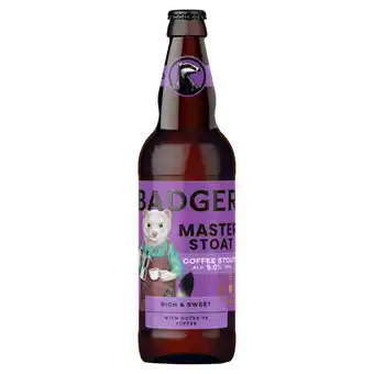 Asda Badger master stoat coffee stout offer