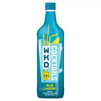 Asda Wkd cocktails blue lagoon offer