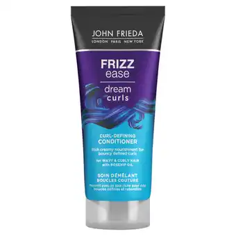 Asda John frieda frizz ease dream curls curl-defining conditioner offer