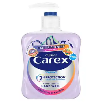 Asda Carex antibacterial sensitive hand wash offer