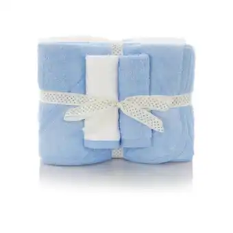 Asda George home blue towels and flannel set offer
