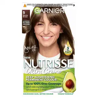 Asda Garnier nutrisse 5 brown permanent hair dye offer