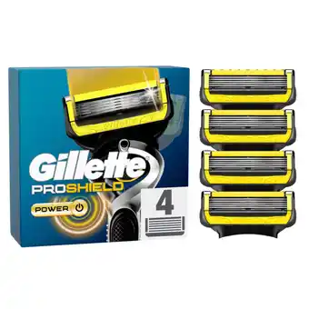 Asda Gillette proshield power men’s razor blade refills, 4 count offer