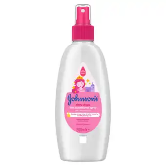 Asda Johnsons shiny drops kids conditioner spray offer