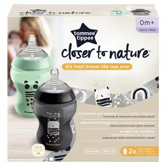 Asda Tommee tippee closer to nature 2 decorated bottles 0m+ offer