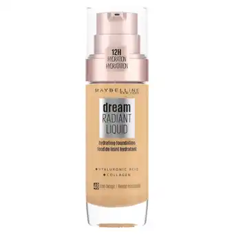 Asda Maybelline dream satin liquid air-whipped foundation 048 sun beige offer