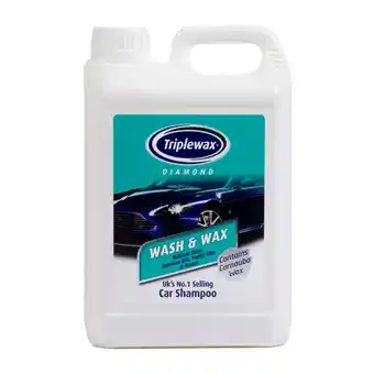 Asda Triplewax wash & wax 2.5l offer