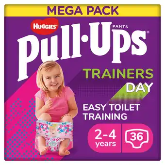 Asda Huggies pull-ups girl 36 big kid training pants offer