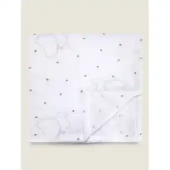Asda George home disney dumbo grey & white fleece blanket offer