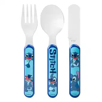 Asda Disney stitch 3 piece metal cutlery set offer