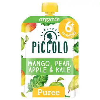Asda Piccolo organic mango, pear, apple & kale 6+ months offer
