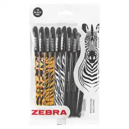 Asda Zebra doodlerz stick pens 10 pack offer