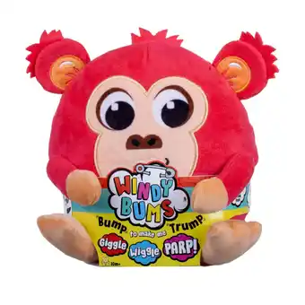 Asda Windy bums cheeky farting soft monkey toy / funny gift offer