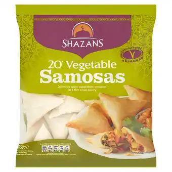 Iceland Shazans 20 vegetable samosas 650g offer