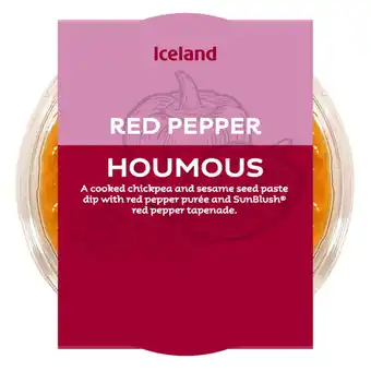 Iceland Iceland red pepper houmous 200g offer