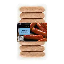 Iceland Iceland luxury the ultimate 8 pork sausages 454g offer