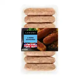 Iceland Iceland luxury the ultimate 8 pork sausages 454g offer