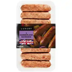 Iceland Iceland luxury 8 cumberland sausages 454g offer