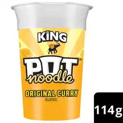 Iceland Pot noodle king pot noodle original curry 114 g offer