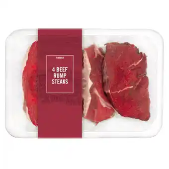 Iceland Iceland 4 beef rump steaks 908g offer
