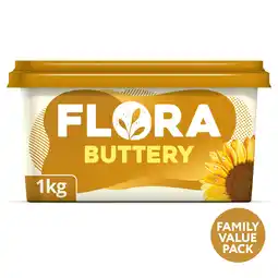Iceland Flora buttery spread 1kg offer