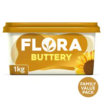 Iceland Flora buttery spread 1kg offer