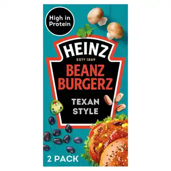Iceland Heinz 2 beanz burgerz texan style 180g offer