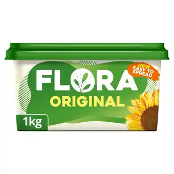 Iceland Flora 100% natural dairy free spread 1kg offer