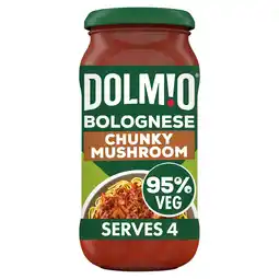 Iceland Dolmio sauce for bolognese chunky mushroom 500g offer