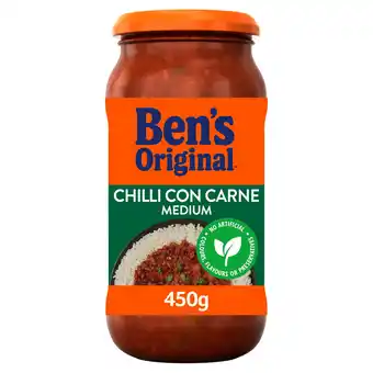 Iceland Bens original medium chilli con carne sauce 450g offer