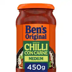 Iceland Bens original medium chilli con carne sauce 450g offer