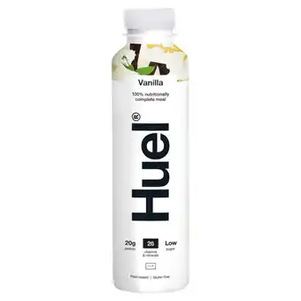 Asda Huel ready-to-drink vanilla flavour complete meal offer
