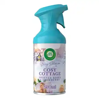 Asda Air wick cosy cottage - frosted roses & snowberry pure aerosol 250ml offer