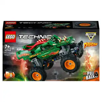 Asda Lego technic monster jam dragon truck 2in1 set 42149 offer