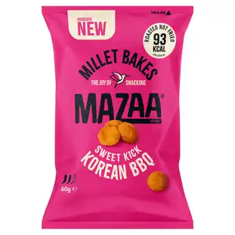 Asda Mazaa millet bakes sweet kick korean bbq 60g offer