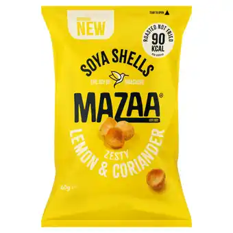 Asda Mazaa soya shells zesty lemon & coriander 60g offer