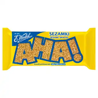 Asda E. wedel aha! sesame snacks offer